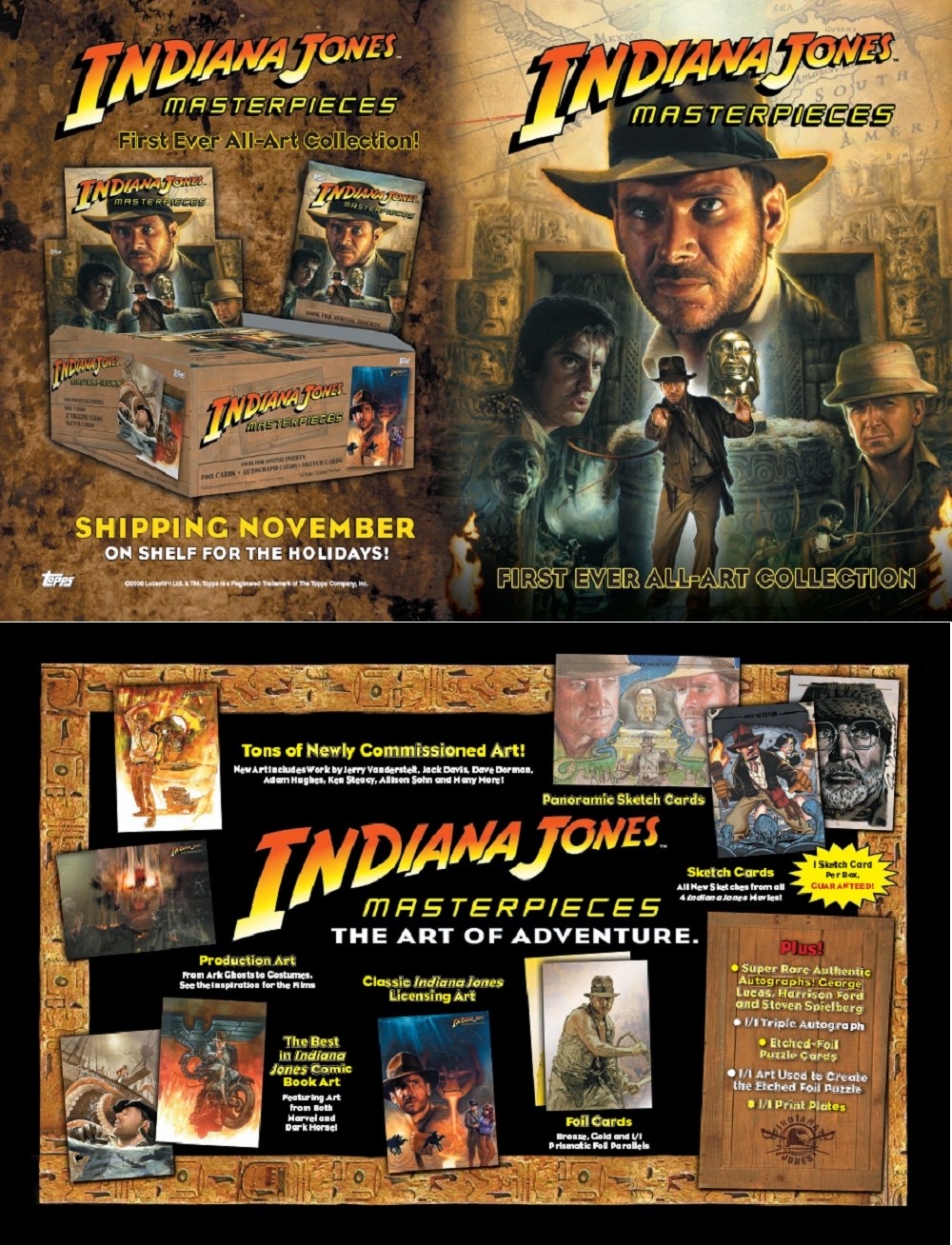 2008 Topps Indiana Jones Masterpieces Card #65 Video Games The Infernal Machine