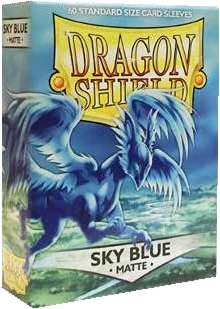 Dragon Shield Standard Size Card Game Sleeves Box - Matte Sky Blue [60 ct.]