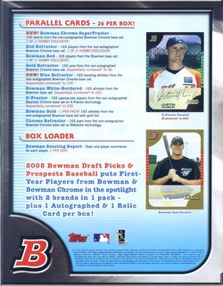 05 2005 Bowman Draft Picks & Prospects Baseball Cards Box [Hobby]