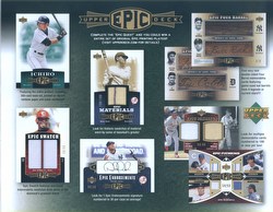 06 2006 Upper Deck Epic Baseball Cards Case [Hobby/8 boxes]