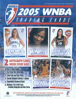 05 2005 Rittenhouse Archives WNBA Basketball Cards Box