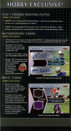 2005 Bowman's Best Football Cards Box Case [Hobby/10 boxes]