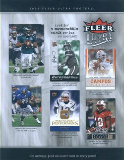 06 2006 Fleer Ultra Football Cards Case [Hobby/12 boxes]