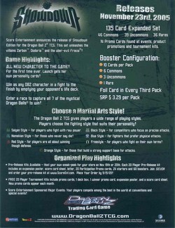 Dragonball Z Trading Card Game [TCG]: Showdown Booster Box