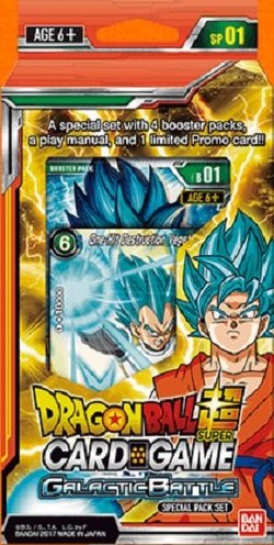 Dragon Ball Super Card Game Galactic Battle Special Pack Box