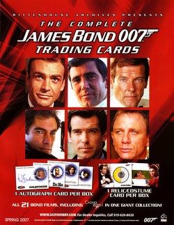 The Complete James Bond 007 Trading Cards Box Case [12 boxes]