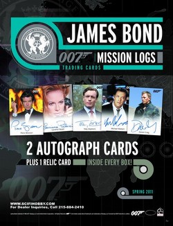 James Bond Mission Logs Trading Cards Box