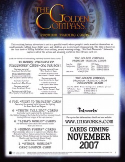 The Golden Compass Premium Trading Cards Box