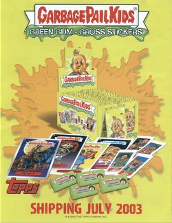 Garbage Pail Kids All New Series 1 Gross Stickers Box [2003/No Gum]