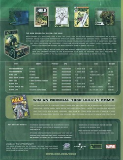Incredible Hulk Trading Cards Box [Upper Deck]