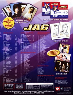 J.A.G. JAG Trading Cards Box