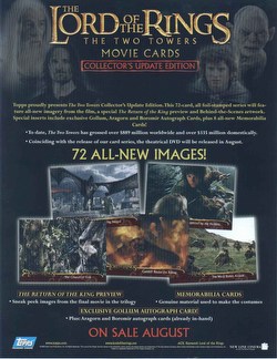 Lord/Rings Two Towers Update (Topps)