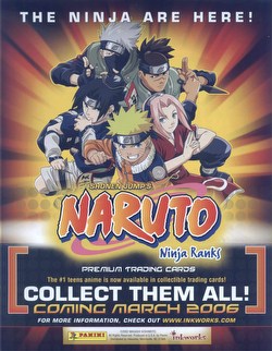 Shonen Jump's Naruto: Ninja Ranks Premium Trading Cards Box Case [10 boxes]