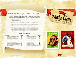 Santa Claus Trading Card Holiday Set Case [12 sets]