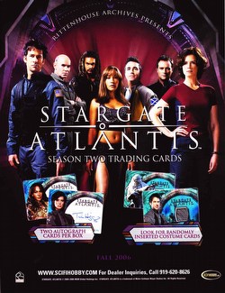 Stargate Atlantis Season 2 Trading Cards Binder Case [4 binders]