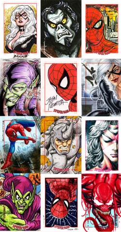 Spiderman (Spider-Man) Archives Trading Cards Binder Case [4 binders]