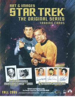 Star Trek The Original Series Art & Images Trading Cards Box