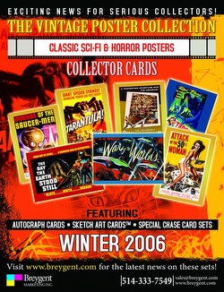 The Vintage Poster Collection: Classic Sci-Fi & Horror Poster Trading Cards Box Case [12 boxes]