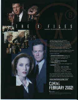 X-Files Season 8 Trading Cards Box