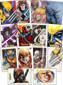 X-Men Origins: Wolverine Trading Cards Box