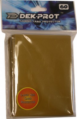 Dek Prot Standard Size Deck Protectors - Sunset Gold Case [30 packs]