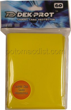 Dek Prot Standard Size Deck Protectors - Sunflower Yellow Case [30 packs]