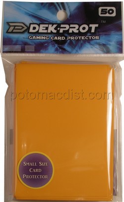Dek Prot Yu-Gi-Oh Size Deck Protectors - Mango Yellow
