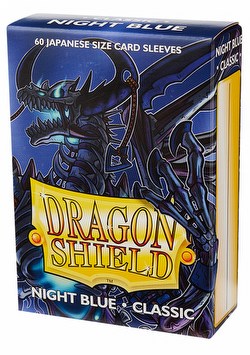 Dragon Shield Japanese (Yu-Gi-Oh Size) Card Sleeves Box - Classic Night Blue [10 packs]