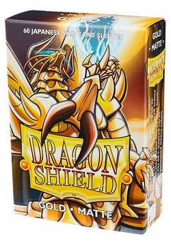 Dragon Shield Japanese (Yu-Gi-Oh Size) Card Sleeves Box - Matte Gold [10 packs]