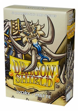 Dragon Shield Japanese (Yu-Gi-Oh Size) Card Sleeves Box - Matte Ivory [10 packs]
