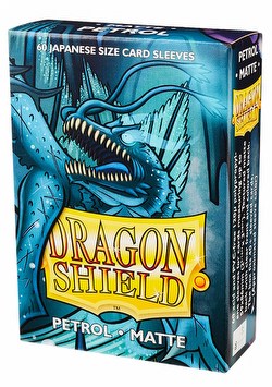 Dragon Shield Japanese (Yu-Gi-Oh Size) Card Sleeves Box - Matte Petrol [10 packs]