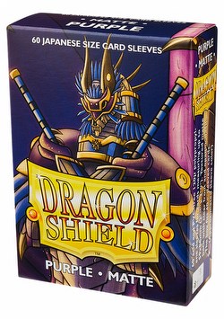 Dragon Shield Japanese (Yu-Gi-Oh Size) Card Sleeves Box - Matte Purple [10 packs]