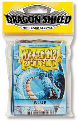 Dragon Shield Mini (Yu-Gi-Oh Size) Card Sleeves Box - Blue [10 packs]