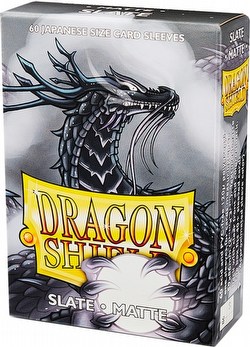 Dragon Shield Japanese (Yu-Gi-Oh Size) Card Sleeves - Matte Slate [2 Packs]