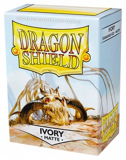 Dragon Shield Standard Size Card Game Sleeves Box - Matte Ivory