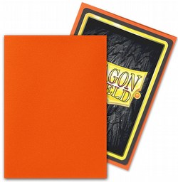 Dragon Shield Standard Size Card Game Sleeves Pack - Matte Tangerine