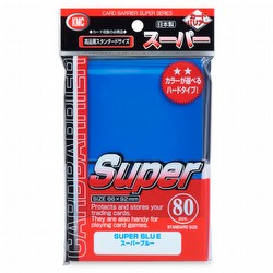 KMC Card Barrier Super Series Standard Size Sleeves - Super Blue [10 packs]