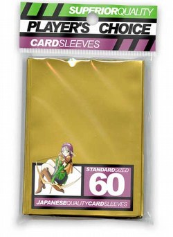 Player's Choice Standard Size Sleeves - Gold [10 packs]