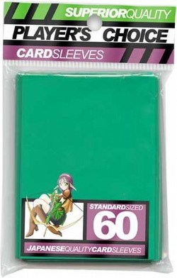 Player's Choice Standard Size Sleeves Pack - Green