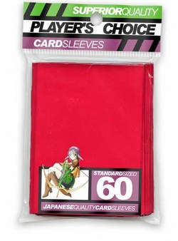 Player's Choice Standard Size Sleeves Pack - Red