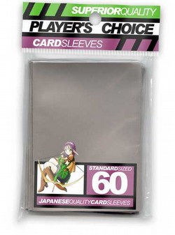 Player's Choice Standard Size Sleeves Pack - Silver