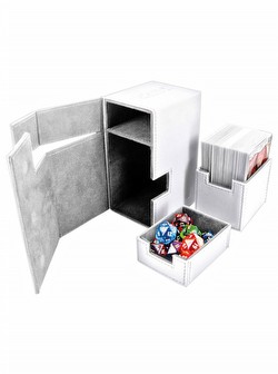 Ultimate Guard White Flip 'n' Tray Deck Case 80+ Carton [12 deck cases]