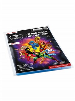 Ultimate Guard Golden Size Comic Bags Case [10 packs]