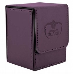 Ultimate Guard Purple Leatherette Flip Deck Case 100+