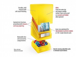 Ultimate Guard Jewel Edition Amber Monolith Deck Case 100+