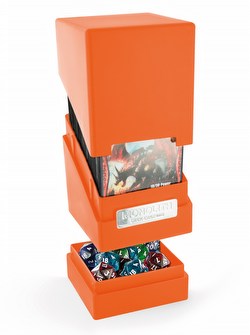 Ultimate Guard Orange Monolith Deck Case 100+ Carton [24 deck cases]