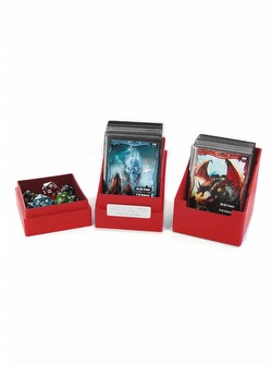 Ultimate Guard Red Monolith Deck Case 100+ Carton [24 deck cases]