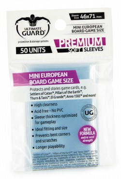 Ultimate Guard Premium Mini European Board Game Sleeves [10 Packs]