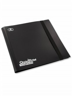Ultimate Guard Black QuadRow FlexXFolio Case [12 QuadRows]