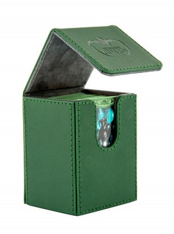 Ultimate Guard Xenoskin Green Flip Deck Case 80+ Carton [12 deck cases]